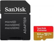 Карта памяти SanDisk microSDXC 64 ГБ Class 10UHS-I (SDSQXAH-064G-GN6AA ) Extreme V30