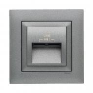 Розетка USB Efapel Logus IP20 металлик графит 21384 TIS