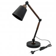 Настільна лампа Altalusse 1x40 Вт E27 чорний INL-5049T-01 Black & Coffee
