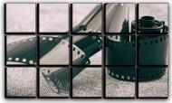 Картина модульная Фотопленка винтаж 127x77 см Hotel Arizona HD CVS-15-IFR-Roll of Vintage Film-