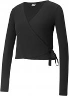 Футболка Puma Classics Ribbed Wrap Top 58998401 р.S черный