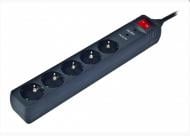 Сетевой фильтр EnerGenie с заземлением 5 гн. черный 3 м SPG5-C-10 Сетевой фильтр EnerGenie с заземлением 5 гн. черный 3 м SPG5-C-10