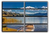 Картина модульная Баварское озеро Кимзее 254x178 см Hotel Arizona HD C-8 Huge-I-Chiemsee Bavaria Lake