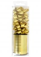 Лента для упаковки подарков 18562 1 см 10 м золотой