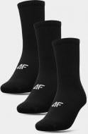 Шкарпетки 4F NOSD4-SOM303-20S р.39-42 чорний 3 шт.