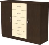 УЦІНКА! Комод Компаніт 5+2 венге бежевий (УЦ №3)