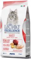 Корм сухой для взрослых кошек LECHAT EXCELLENCE Adult курица 1,5 кг