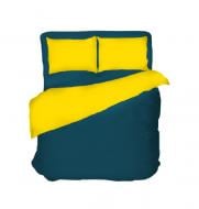 Комплект постельного белья Корсар 1,5 синий с желтым Domikus