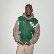 Куртка чоловіча осіння Converse LETTERMAN JACKET CVM6J503-FOR р.L різнокольорова