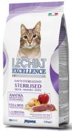 Корм сухой для стерилизованных котов LECHAT EXCELLENCE Sterilised утка 1,5 кг