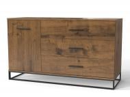 УЦЕНКА! Комод Компанит Ascet 1200 3ш 1д дуб саттер дуб саттер (УЦ №3)