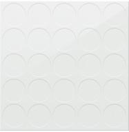 Заглушка самоклеющаяся на конфирмат 320 12450 25 шт. белый гладкий Folmag