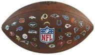 Мяч для регби Wilson NFL Junior 32 Team Logo р.7 WTF1534XBNFL коричневый