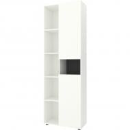Шкаф Metkas Home В006L 2130х700х350 мм белый снег/антрацит Шкаф Metkas Home В006L 2130х700х350 мм белый снег/антрацит