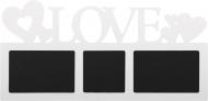 Колаж Love на 3 фото SM00425 10x10/15x10 см Колаж Love на 3 фото SM00425 10x10/15x10 см