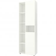 Шкаф Metkas Home B006L 2130х700х350 мм белый снег/кашемир