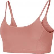 Бра Nike Indy Luxe Yoga Bra Nvlty CV5656-685 р.S розовый