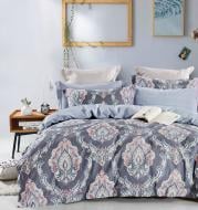 Комплект постельного белья French 2 серый с рисунком La Nuit (без простыни)