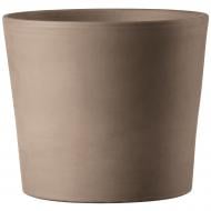 Горшок керамический DEROMA DEROMA 30x26x12,8 круглый 12,8 л мокко