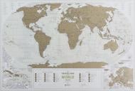 Скретч-карта Travel Map Geography World (англійською)
