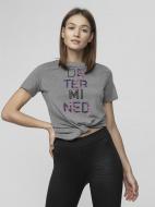Футболка 4F H4L21-TSD018-24M р.XL серый меланж Футболка 4F H4L21-TSD018-24M р.XL серый меланж