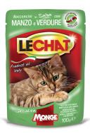 Консерва для взрослых кошек LECHAT EXCELLENCE говядина и овощи 100 г