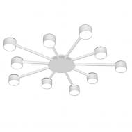 Люстра потолочная Luminaria 10xGX53 белый RAY SLIM 10xGX53 WHITE