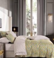 Комплект постільної білизни Yellow Beauty сімейний жовтий із принтом La Nuit