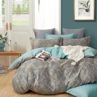 Комплект постельного белья семейный Цветы Города разноцветный Homeline