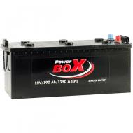 Аккумулятор автомобильный PowerBox 190Ah 1250A 12V SLF19000 «+» слева (SLF19000)