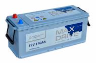 Аккумулятор автомобильный MAX DRIVE SMF EN900 140Ah 900A 12V «+» слева