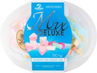 Морозиво Ласунка Mix Deluxe зі смаком жувальної гумки з наповнювачем Кремовий соус та маршмеллоу 550г