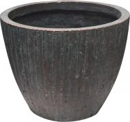 Кашпо Engard Буден GA59-1 31х31х25 см овальный 24 л серый