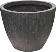 Кашпо Engard Буден GA59-2 37х37х30 см овальный 41 л серый