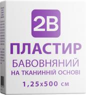 Пластир бавовняний на тканинній основі 1,25х500 см нестерильні 1 шт.