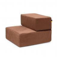 Сходинки м'які PETBED 44х42 см h-30 см велюр коричневий
