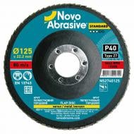 Круг пелюстковий NovoAbrasive Type 27 125 мм P40 NS2740125