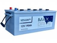 Аккумулятор автомобильный MAX DRIVE 190Ah 1250A 12V «+» слева