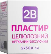 Пластир нетканий целюлозний фіксуючий 5х500 см нестерильні 1 шт.