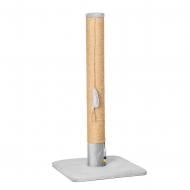 Когтеточка PETBED Большой столбик с джутом 40х40 см h-82 см велюр серый