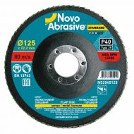 Круг пелюстковий NovoAbrasive Type 29 125 мм P40 NS2940125