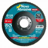 Круг лепестковый NovoAbrasive Type 27 125 мм P80 NPZR2780125