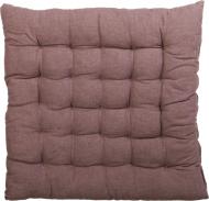 Подушка на табурет 40x40x5 см коричневая