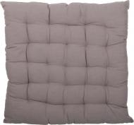 Подушка на табурет 40x40x5 см серая