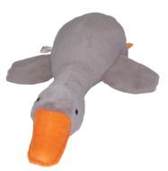 Подушка-обіймашка Гусь середній темний 25x75 см сірий Анна