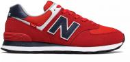 Кроссовки мужские демисезонные New Balance ML574SP2 р.46,5 красно-синие