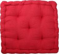 Подушка на стул 40x40x8 см красная
