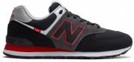 Кросівки чоловічі демісезонні New Balance ML574SM2 р.43 чорно-червоні