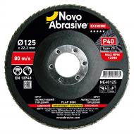 Круг пелюстковий NovoAbrasive Type 29 125 мм P40 NE40125