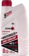 Антифриз Nowax G12+ NX01006 -42°С G12+ готовый 1 кг красный (252018)